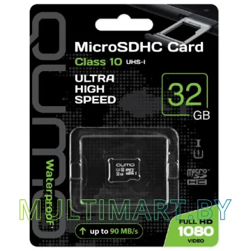 Карта памяти QUMO microSDHC 32GB (QM32GMICSDHC10NA) 